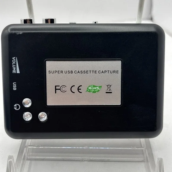 Cassette Tape To Cd Converter Via Usbportable Cassette Player Capture Tested - Picture 13 of 15